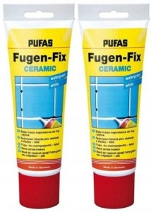 2xMasa Naprawcza do fug Fugen-Fix 0.4 kg Biała Pufas 