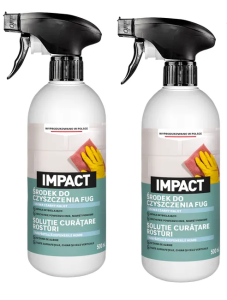 2xImpact Środek do Czyszczenia Fug Usuwa Tłuszcze Osady Rdzy 0.5 l 