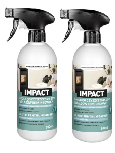 2xIMPACT Pianka Czyszcząca Do Szyb Kominowych 0.5 l 