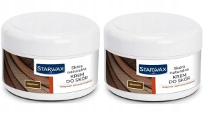 2xStarwax - Krem odżywczy do skór brązowy 