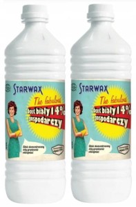 2xSTARWAX THE FABULOUS OCET BIAŁY 14% GOSPODARCZY 1L  