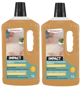 2xŚrodek czyszczący do parkietu i paneli 1 l IMPACT 