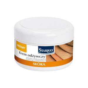 STARWAX SKÓRA NATURALNA KREM DO SKÓR BEŻOWY 150 ML