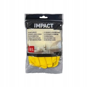 IMPACT RĘKAWICE LATEKSOWE ROZMIAR 8/L 2 SZT