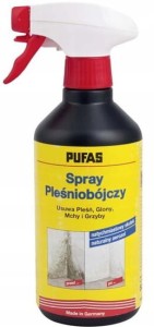 PUFAS ŚRODEK SPRAY NA PLEŚŃ GLONY, GRZYBY, BAKTERIE PLEŚNIOBÓJCZY 500ml