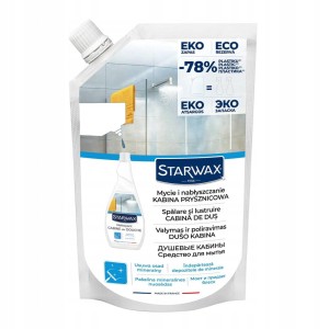 STARWAX  MYCIE I NABŁYSZCZANIE KABINA PRYSZNICOWA EKO ZAPAS 1 L 